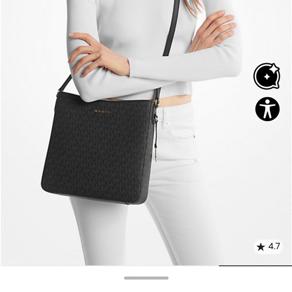 Michael Kors Logo Messenger Bag - Picture 1 of 8